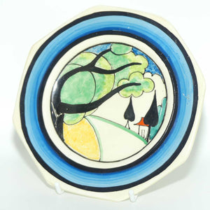 Clarice Cliff Bizarre May Avenue octagonal plate | 14.5cm