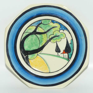 Clarice Cliff Bizarre May Avenue octagonal plate | 14.5cm