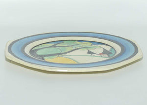 Clarice Cliff Bizarre May Avenue octagonal plate | 14.5cm