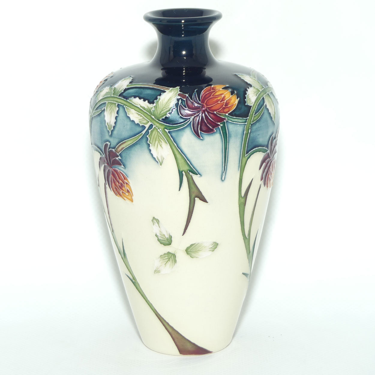 Moorcroft Meadow Charm vase | Shape 72/6 | silver line