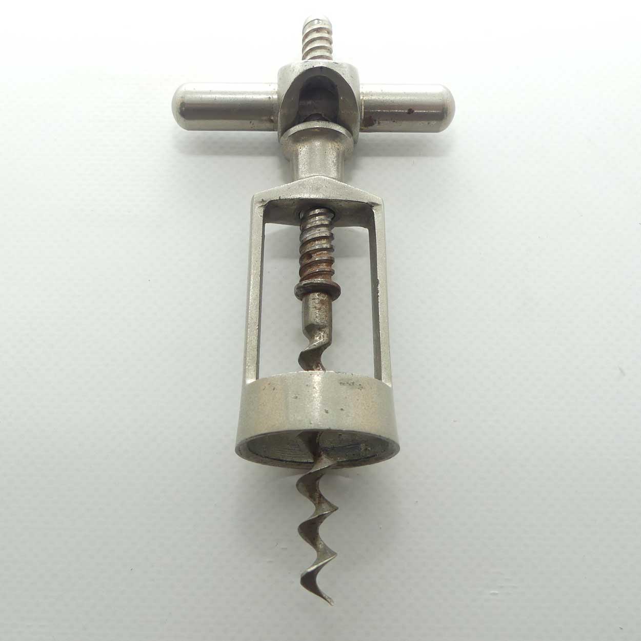 Antique Flip Nut Mechanical Corkscrew