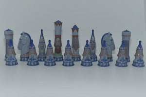 Lladro Medieval Chess Set + Board | #06333