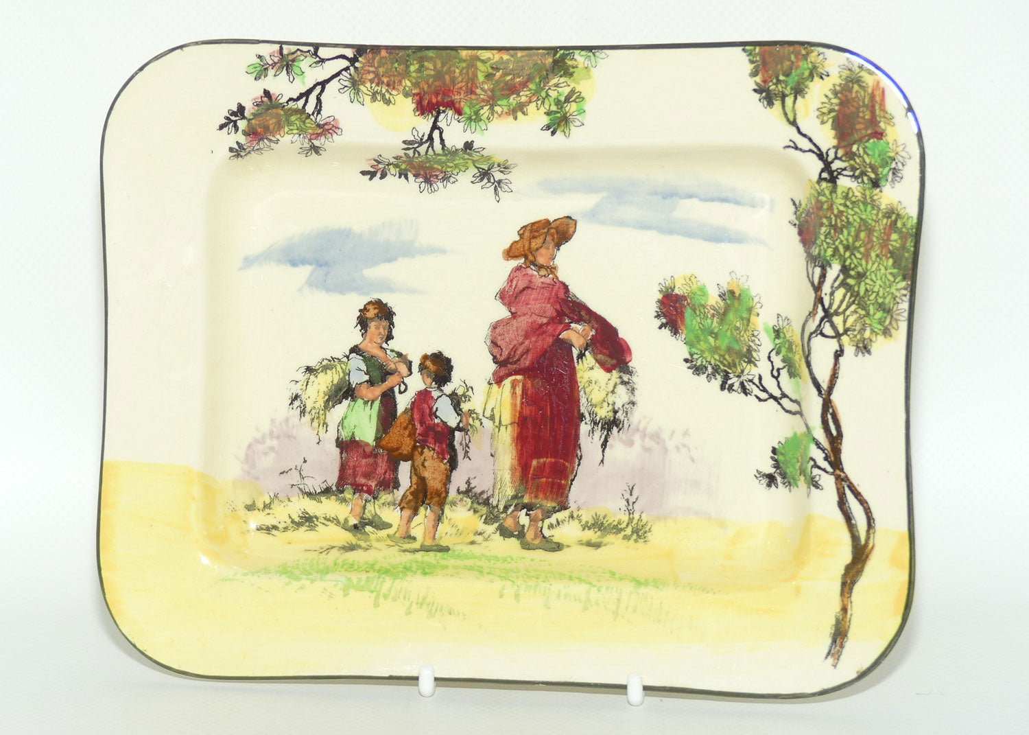 Royal Doulton Gleaners and Gypsies tray D4983