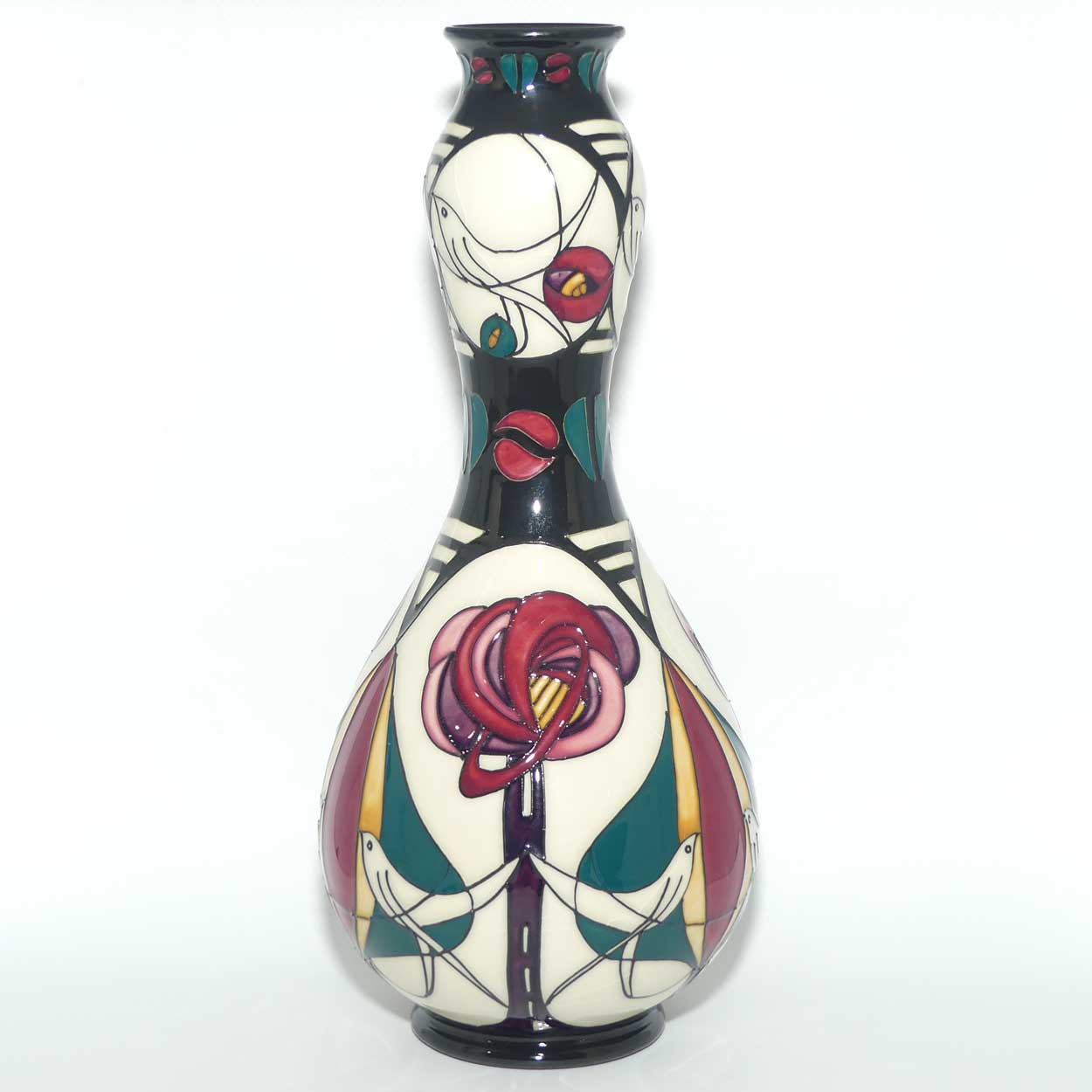 Moorcroft Melody vase | Shape 70/11 | red dot