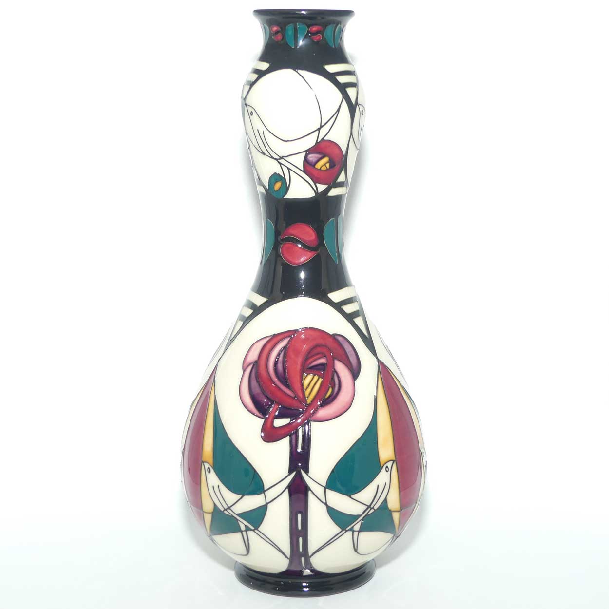 Moorcroft Melody vase | Shape 70/11 | red dot