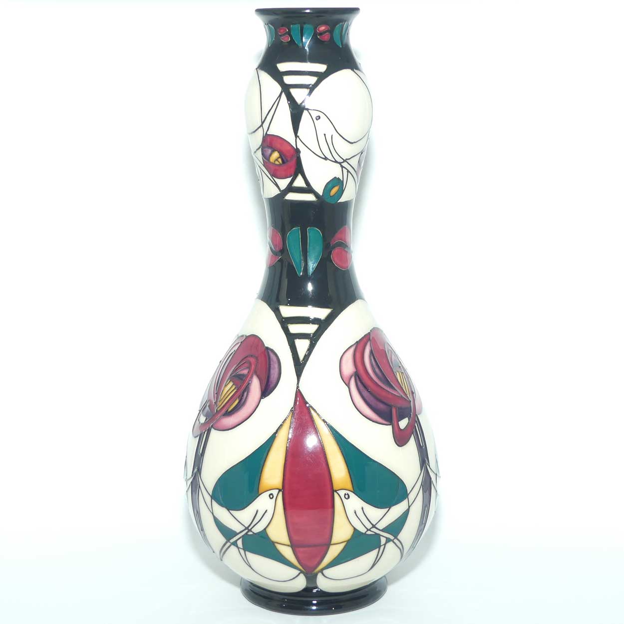 Moorcroft Melody vase | Shape 70/11 | red dot