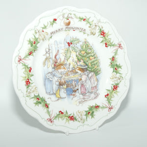 Royal Doulton Brambly Hedge Giftware | Merry Midwinter plate | 21cm