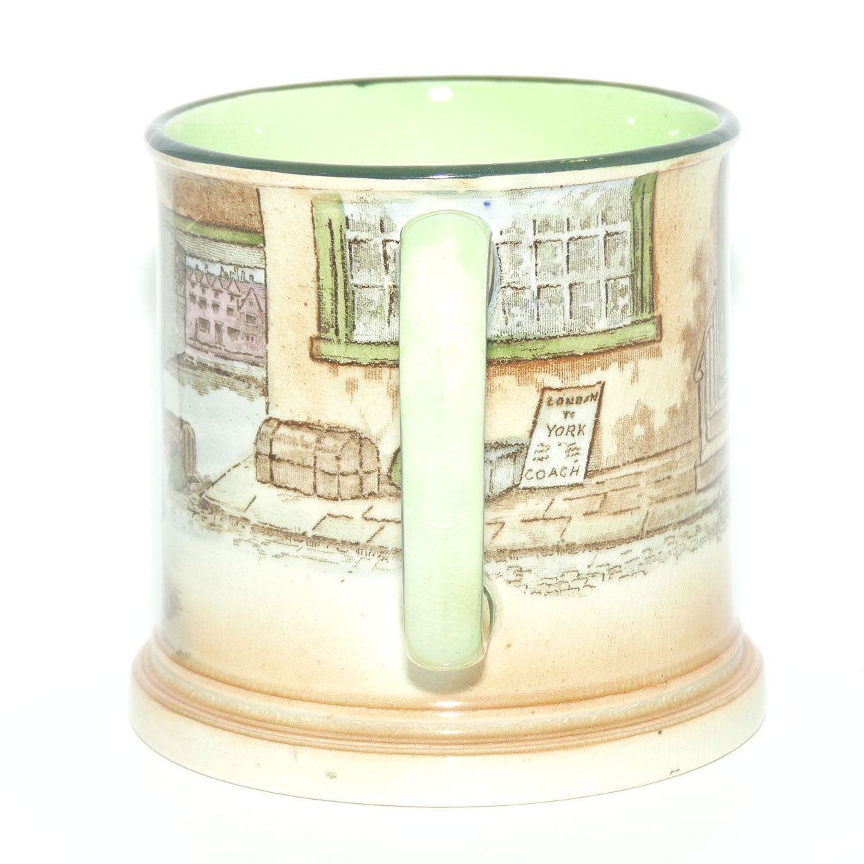 Royal Doulton Dickens Mr Micawber small loving cup D2973