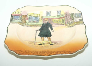 Royal Doulton Dickens Mr Micawber square plate D6327 | 20cm