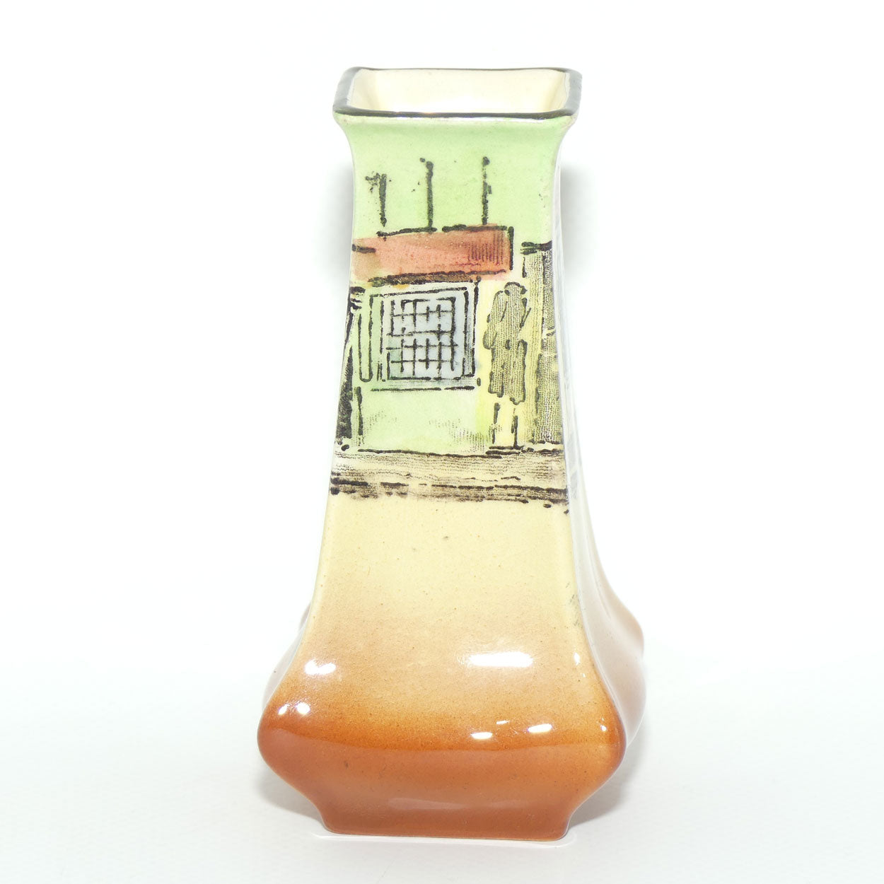 Royal Doulton Dickens Mr Micawber small flaired vase