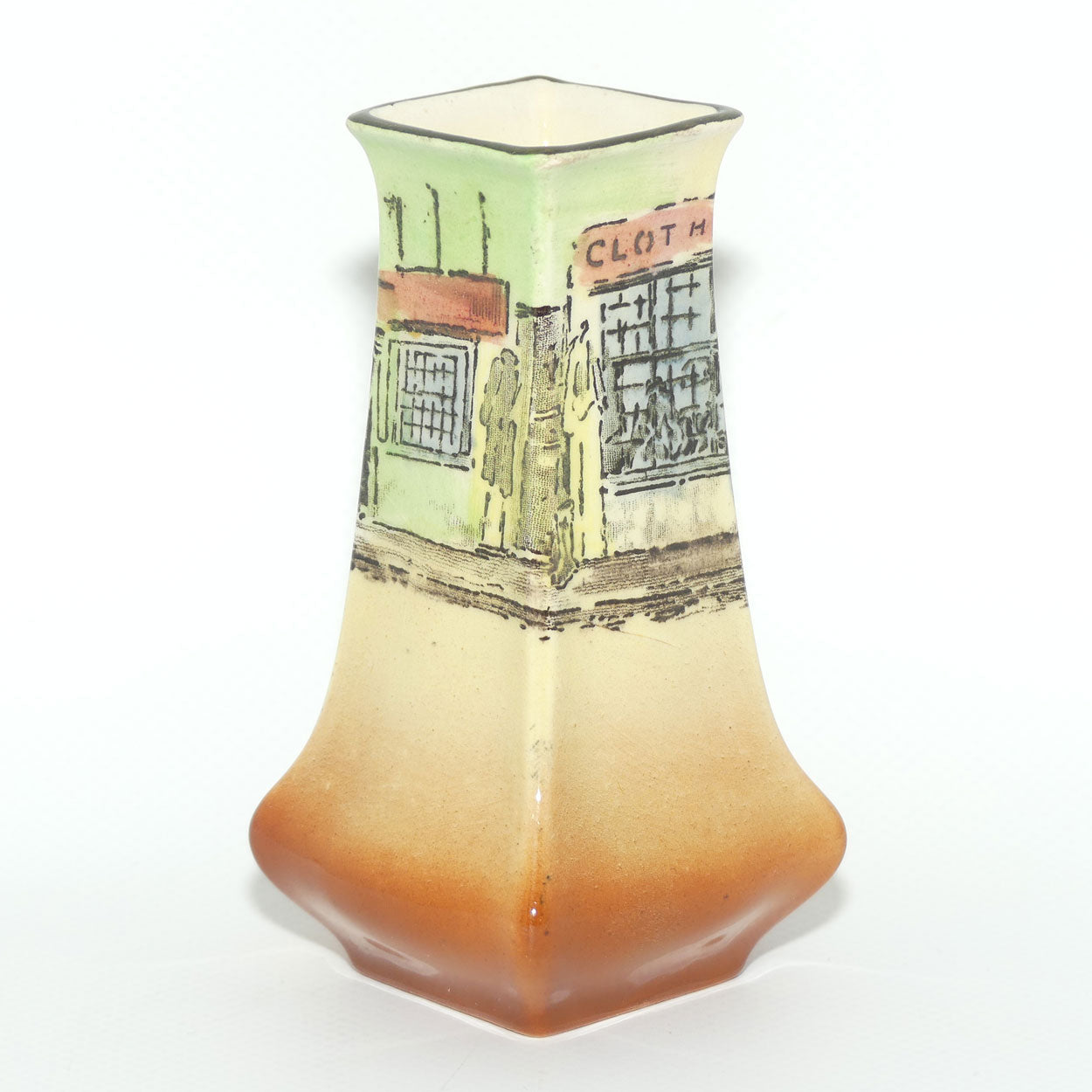 Royal Doulton Dickens Mr Micawber small flaired vase