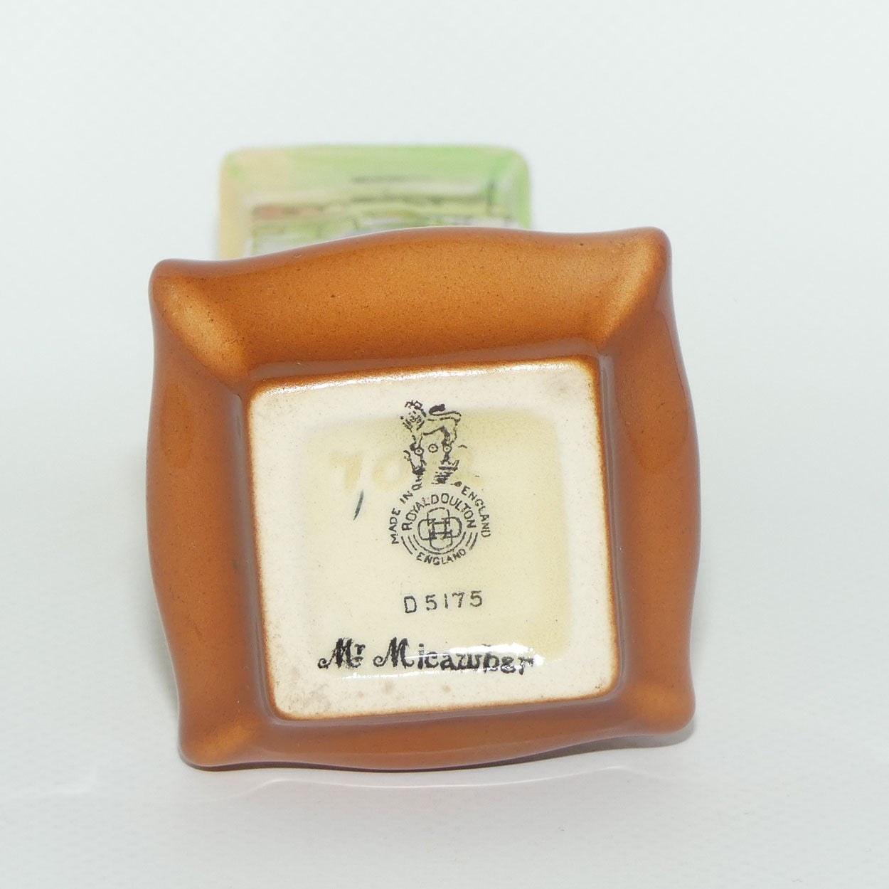 Royal Doulton Dickens Mr Micawber small flaired vase