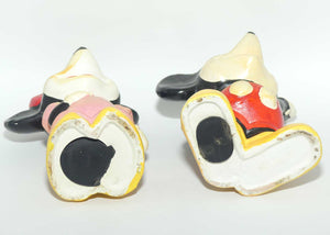 Vintage Mickey Mouse and Minnie Mouse money boxes