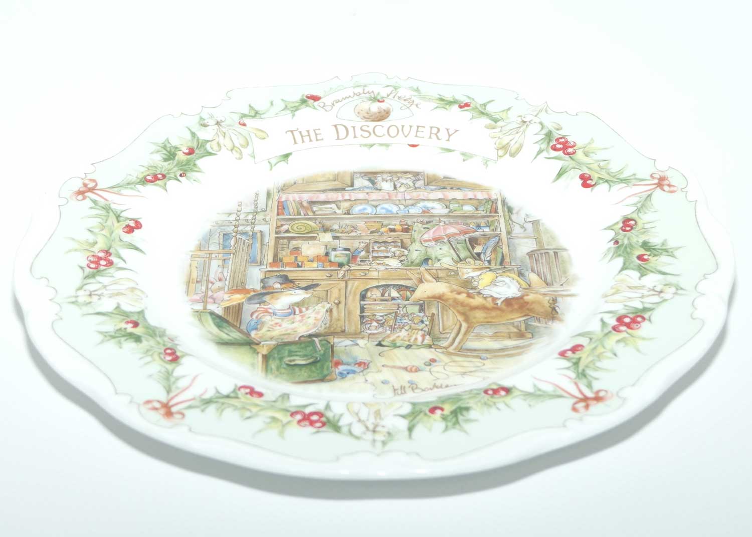 Royal Doulton Brambly Hedge Giftware | Midwinter series Plate #2 | The Discovery | 20cm
