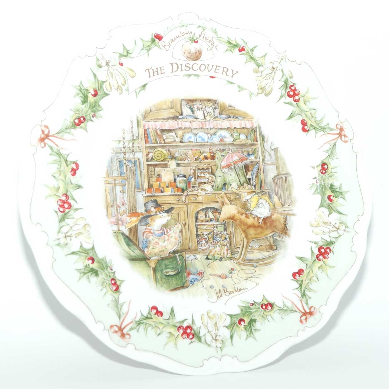 Royal Doulton Brambly Hedge Giftware | Midwinter series Plate #2 | The Discovery | 20cm