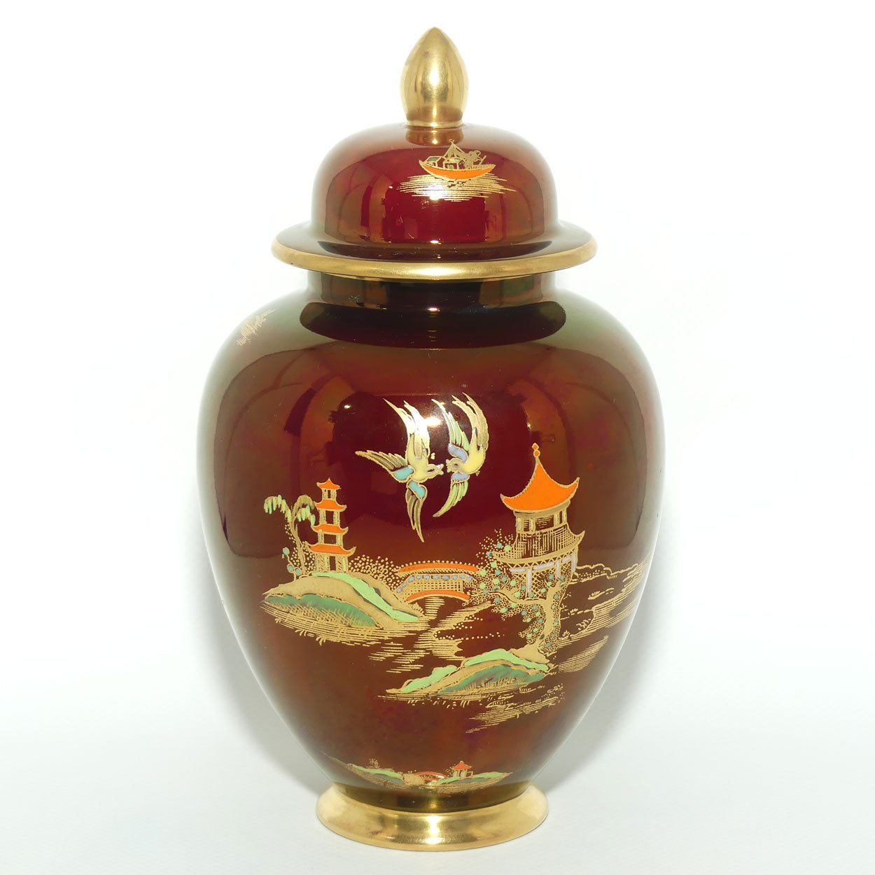 Carlton Ware  Rouge Royale Mikado pattern ginger jar | #1