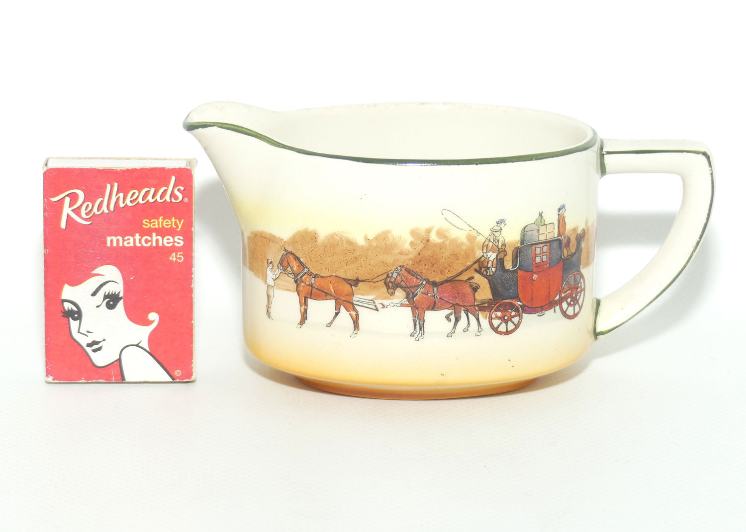 Royal Doulton Coaching Days New Empire shape milk jug