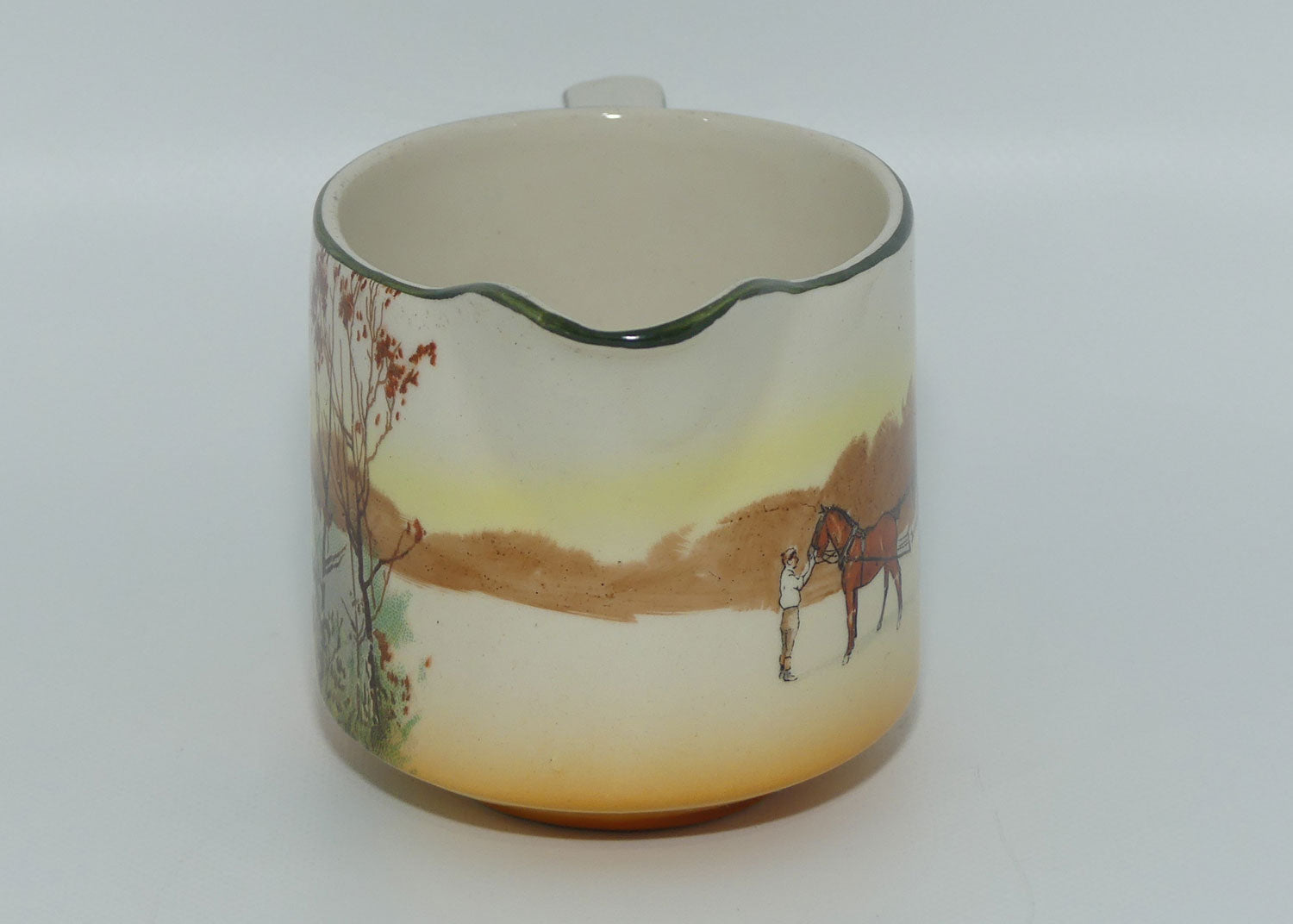 Royal Doulton Coaching Days New Empire shape milk jug