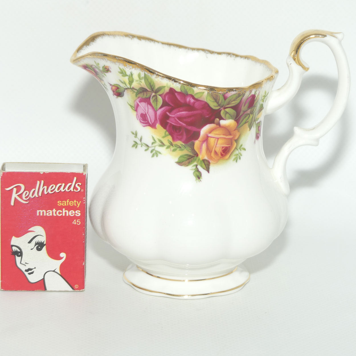 Royal Albert Bone China England Old Country Roses Milk Jug | Tea Size | early stamp