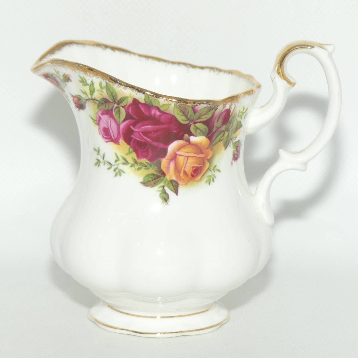 Royal Albert Bone China England Old Country Roses Milk Jug | Tea Size | early stamp