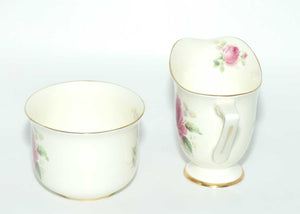 Royal Doulton June Roses milk and sugar V2192