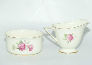 Royal Doulton June Roses milk and sugar V2192