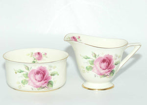 Royal Doulton June Roses milk and sugar V2192