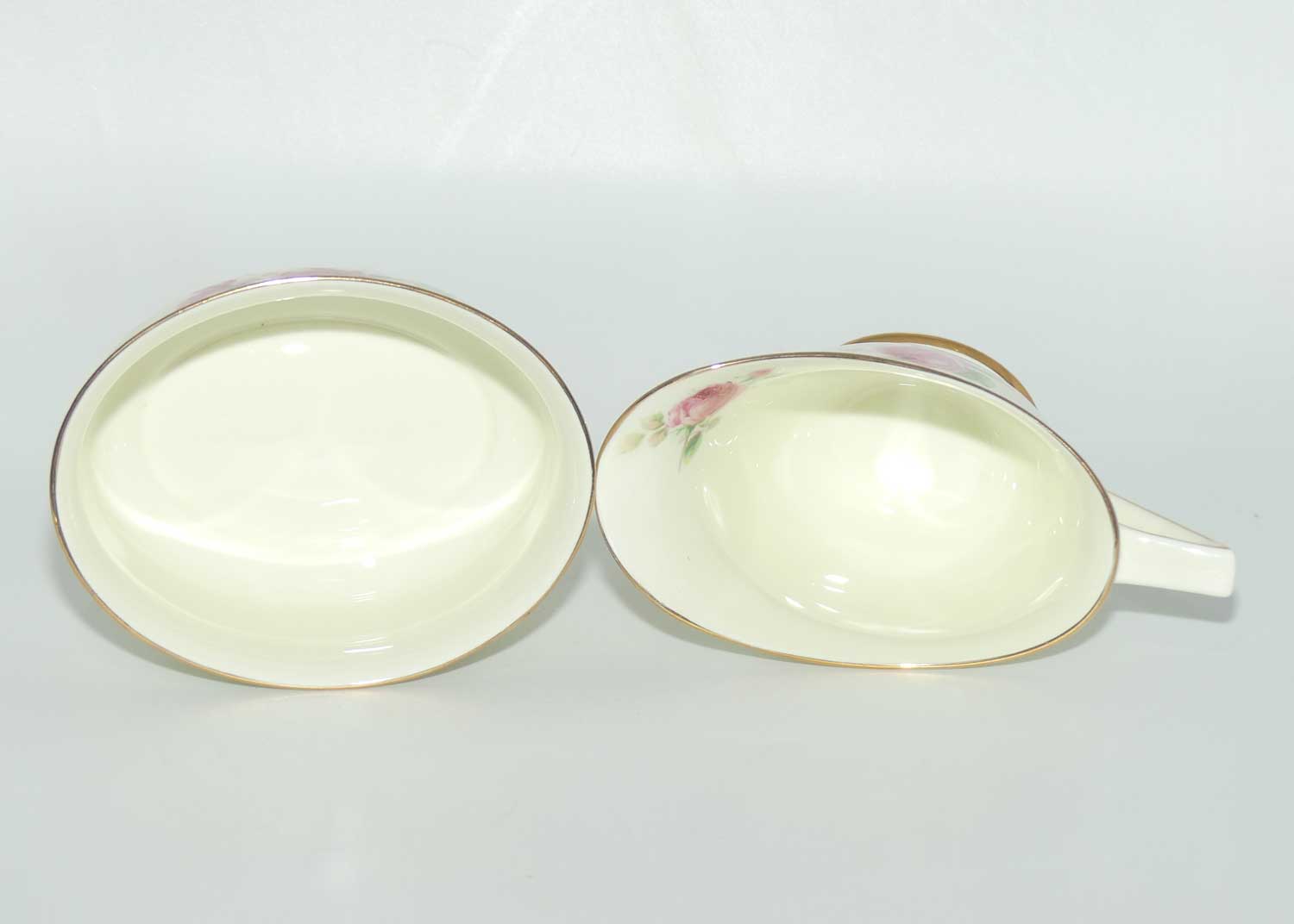 Royal Doulton June Roses milk and sugar V2192