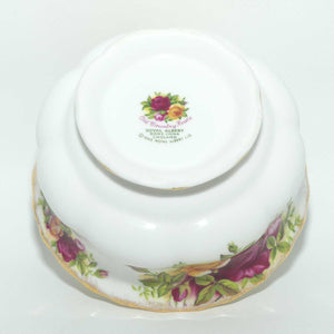 Royal Albert Bone China England Old Country Roses milk jug and sugar bowl | tea size | © 1962 Royal Albert Ltd backstamp