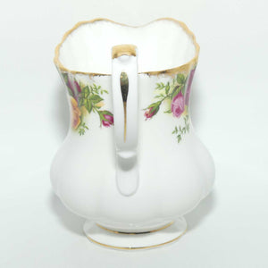 Royal Albert Bone China England Old Country Roses milk jug and sugar bowl | tea size | © 1962 Royal Albert Ltd backstamp