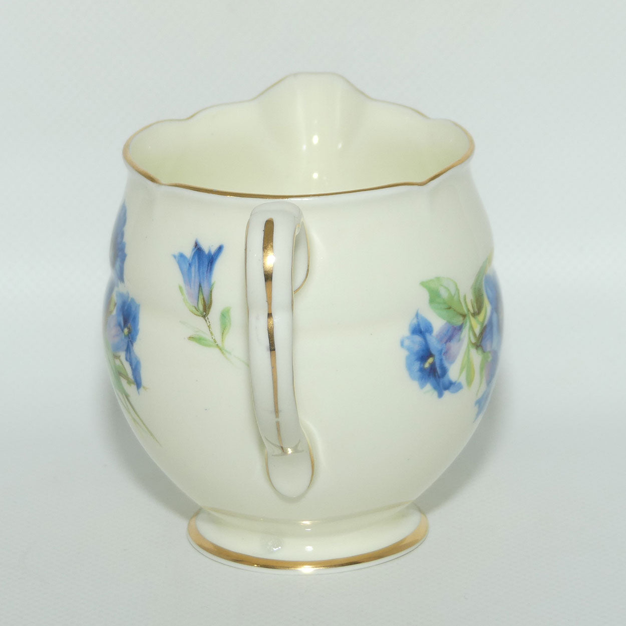 Royal Doulton Gentian pattern V1911 | milk jug and sugar bowl