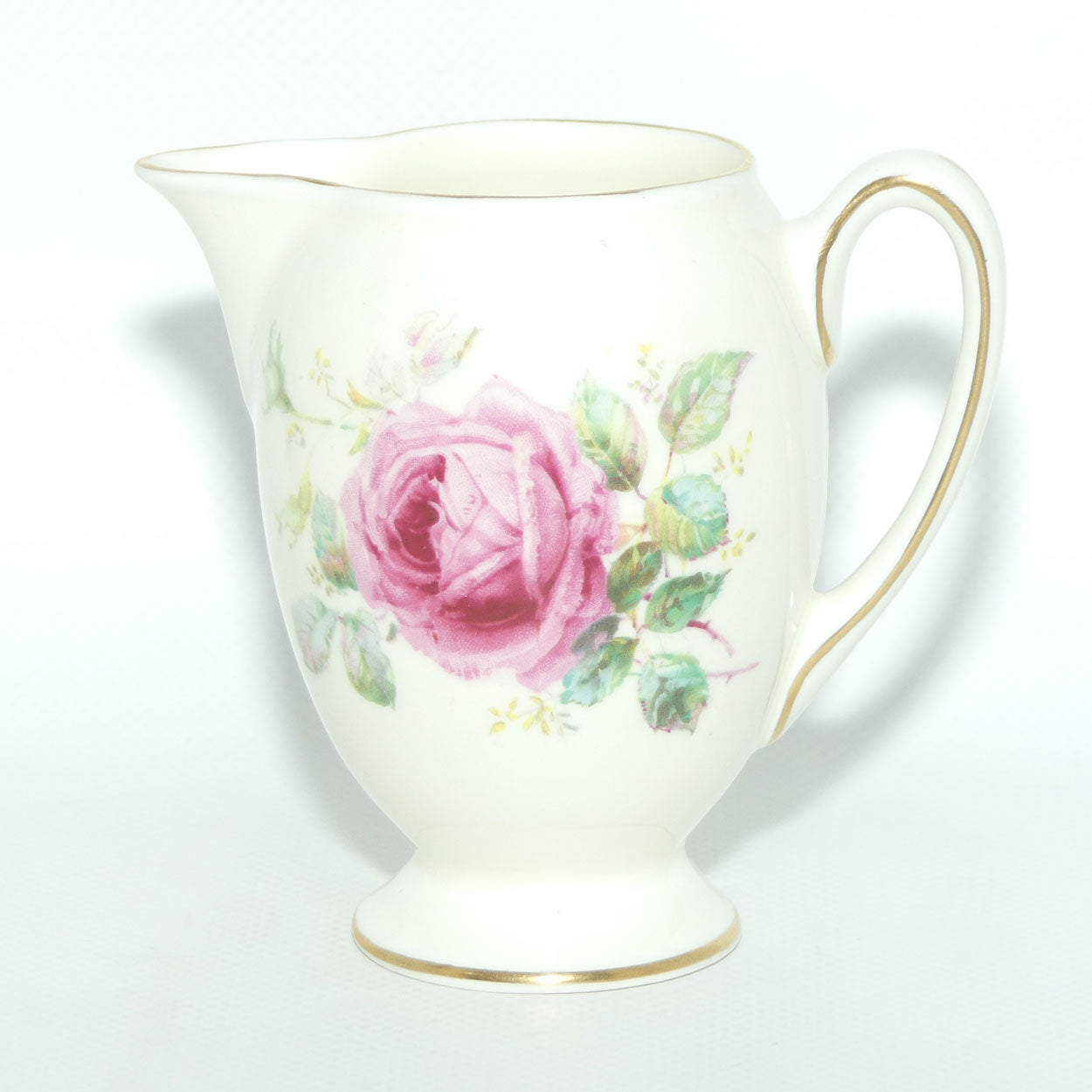 Royal Doulton June Roses milk and sugar | Both on Footed Base