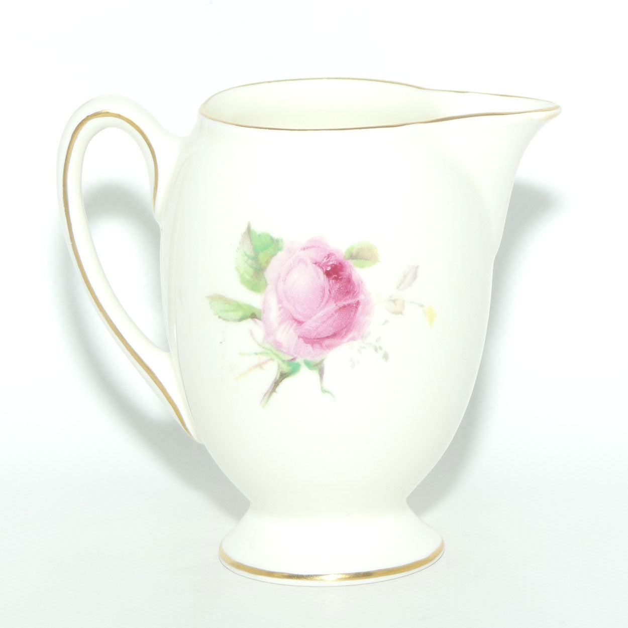 Royal Doulton June Roses milk and sugar | Both on Footed Base