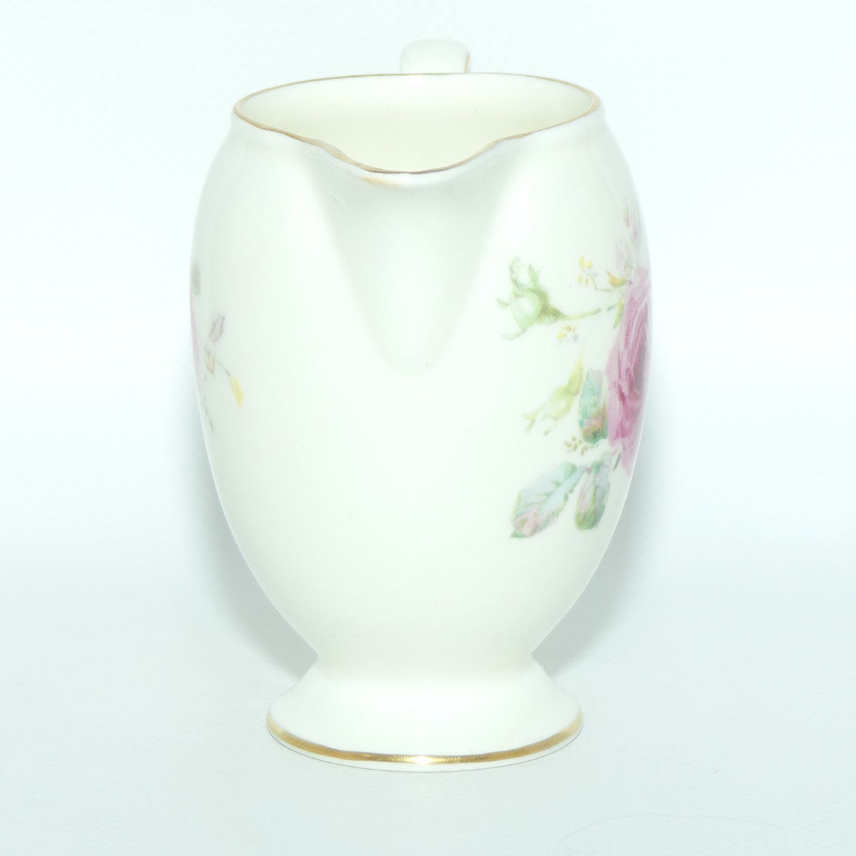 Royal Doulton June Roses milk and sugar | Both on Footed Base