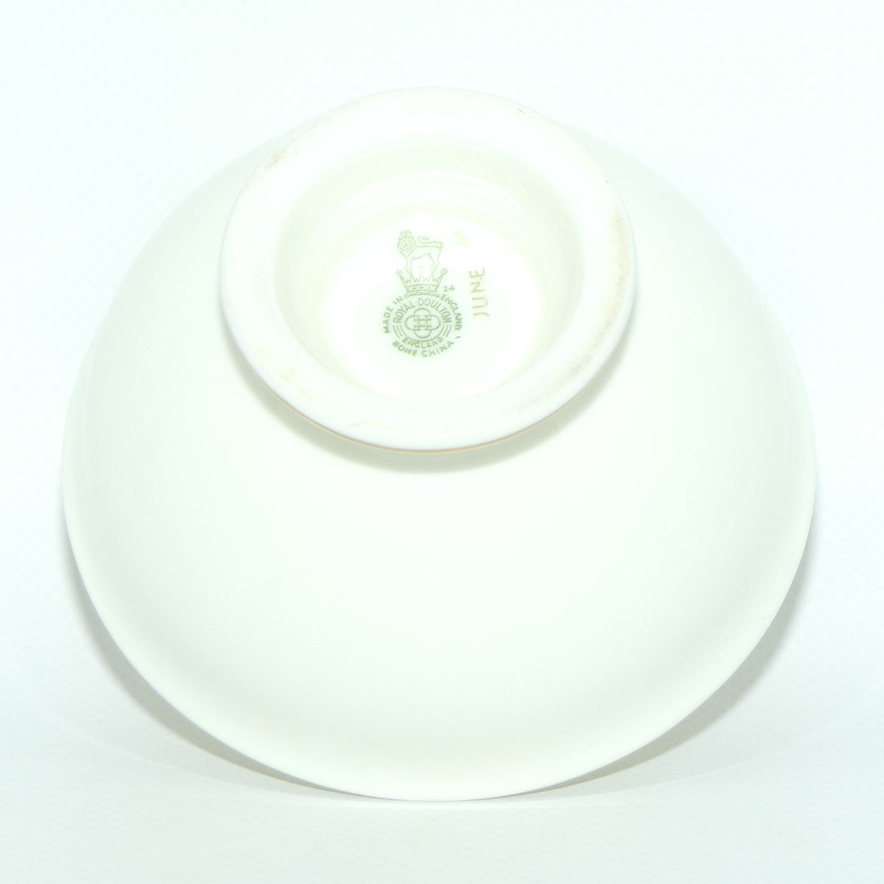 Royal Doulton June Roses milk and sugar | Both on Footed Base