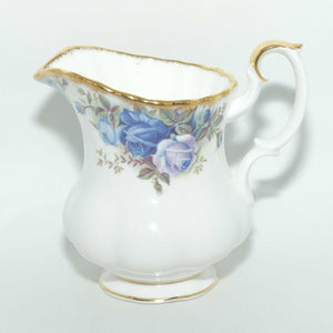 Royal Albert Bone China England Moonlight Rose milk jug and sugar bowl | Tea size | UK made