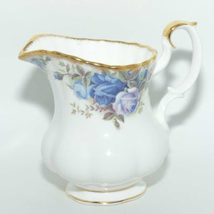 Royal Albert Bone China England Moonlight Rose milk jug and sugar bowl | Tea size | UK made