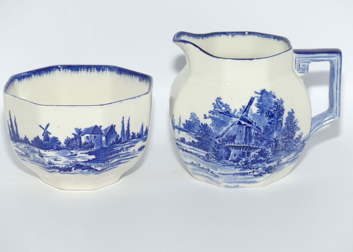 Royal Doulton Norfolk milk jug and sugar bowl