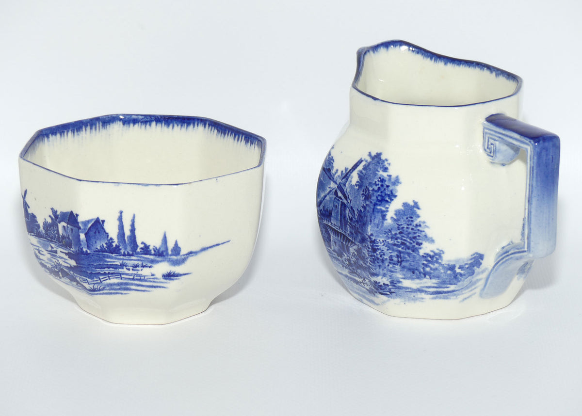 Royal Doulton Norfolk milk jug and sugar bowl