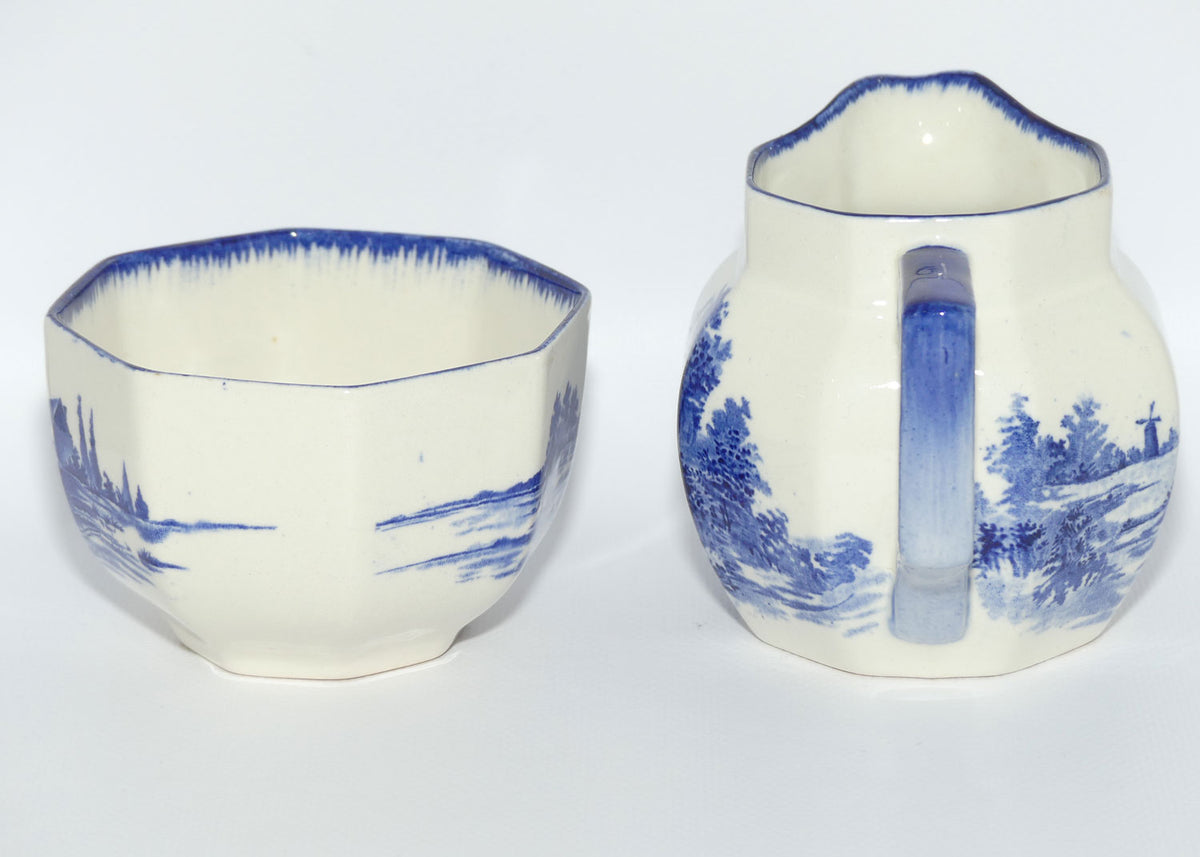 Royal Doulton Norfolk milk jug and sugar bowl