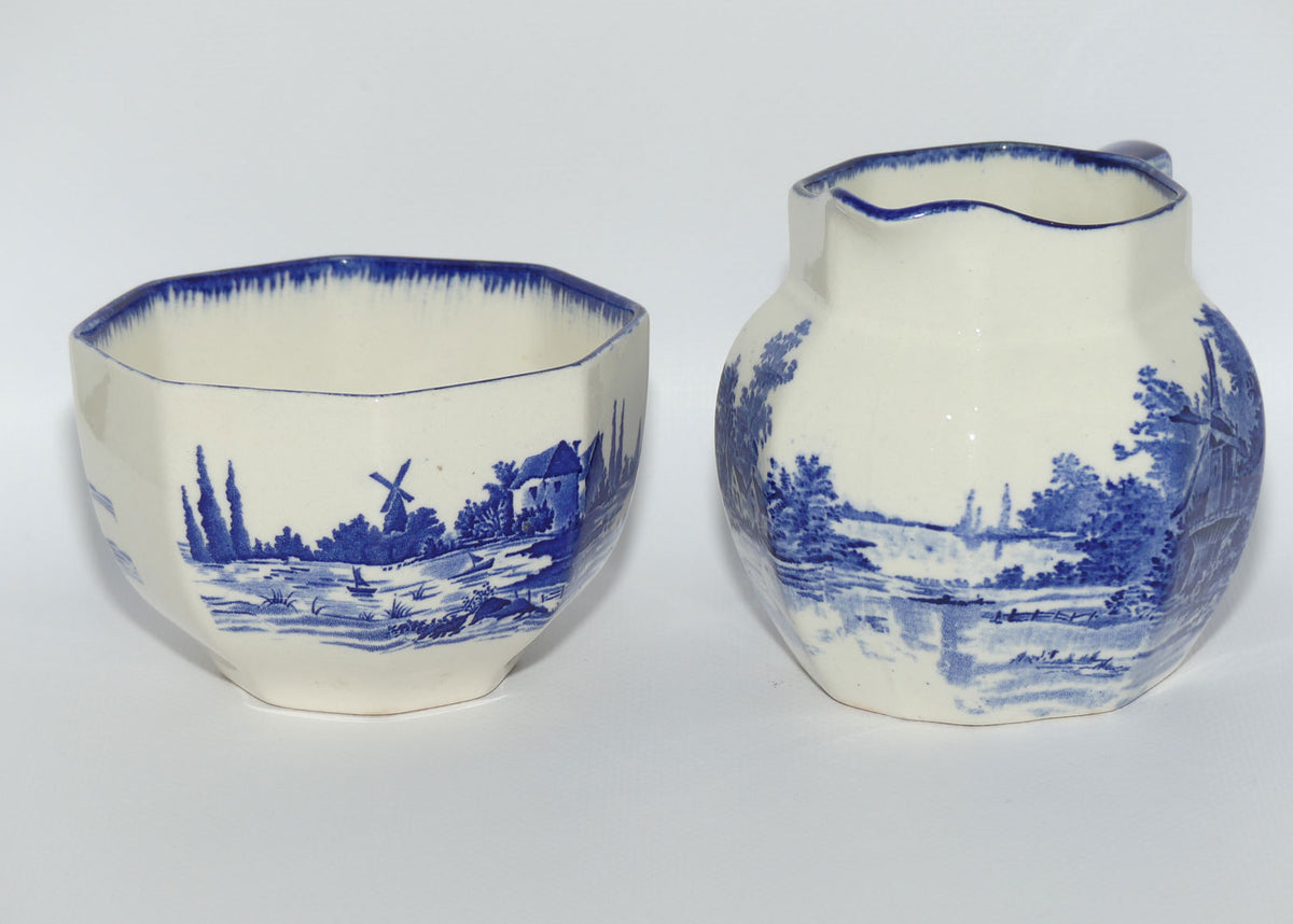 Royal Doulton Norfolk milk jug and sugar bowl