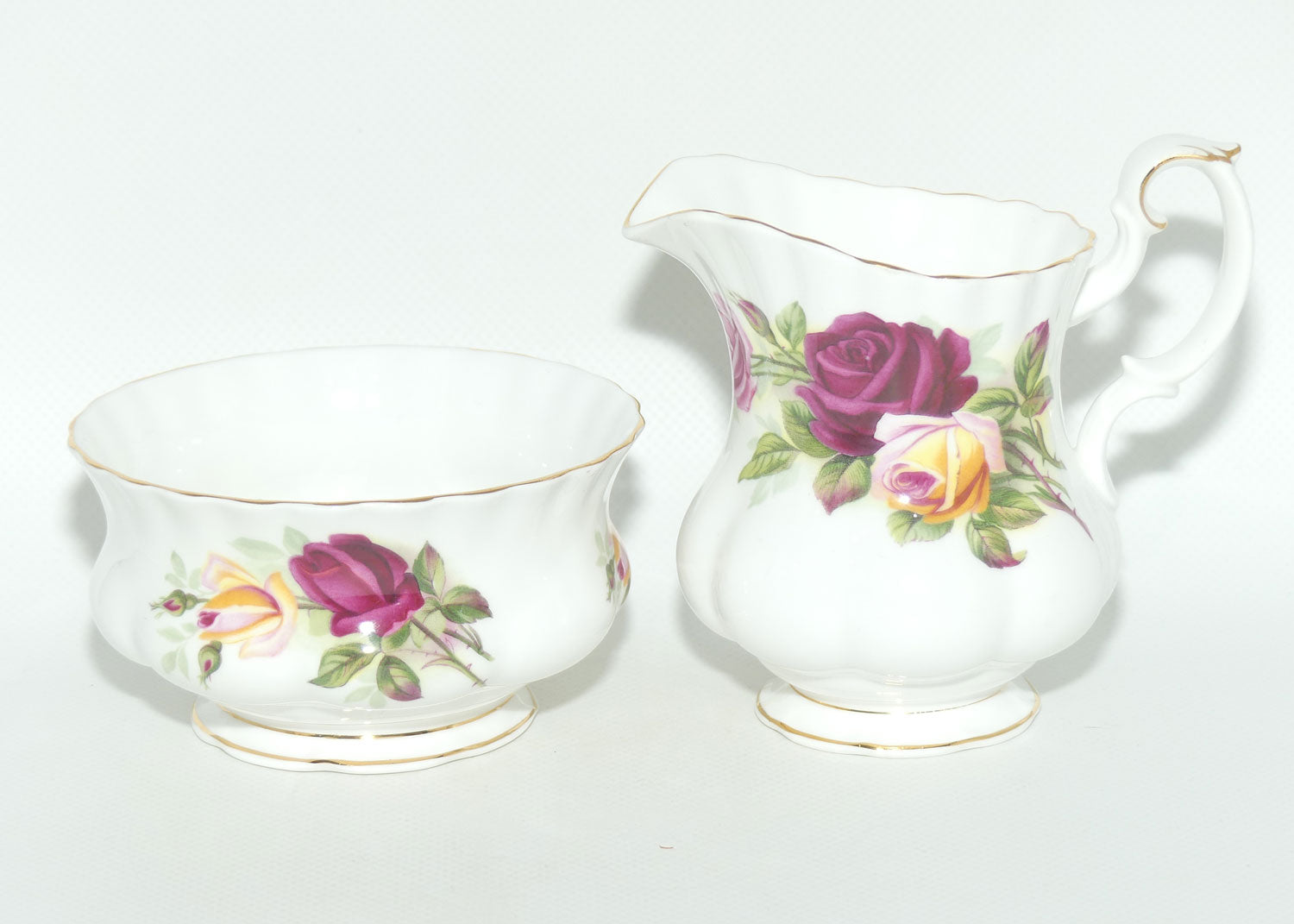 Royal Albert Bone China King's Ransom milk and sugar | Tea Size