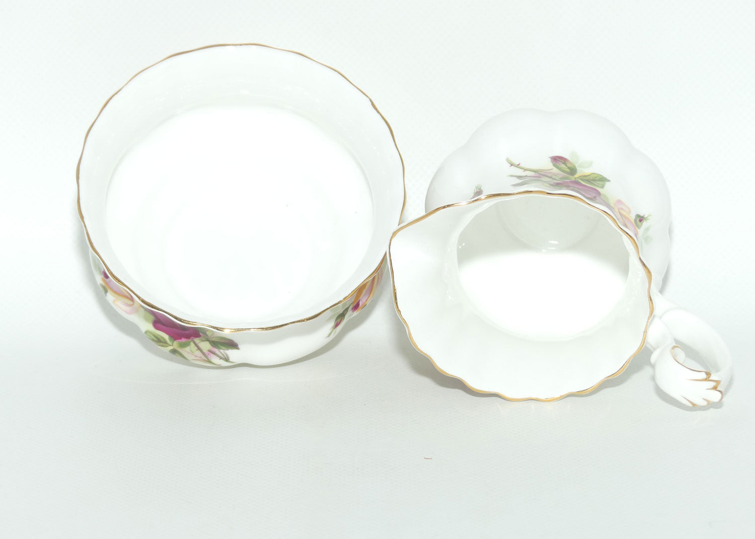 Royal Albert Bone China King's Ransom milk and sugar | Tea Size