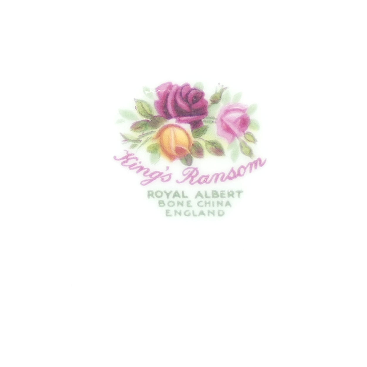 Royal Albert Bone China King's Ransom milk and sugar | Tea Size