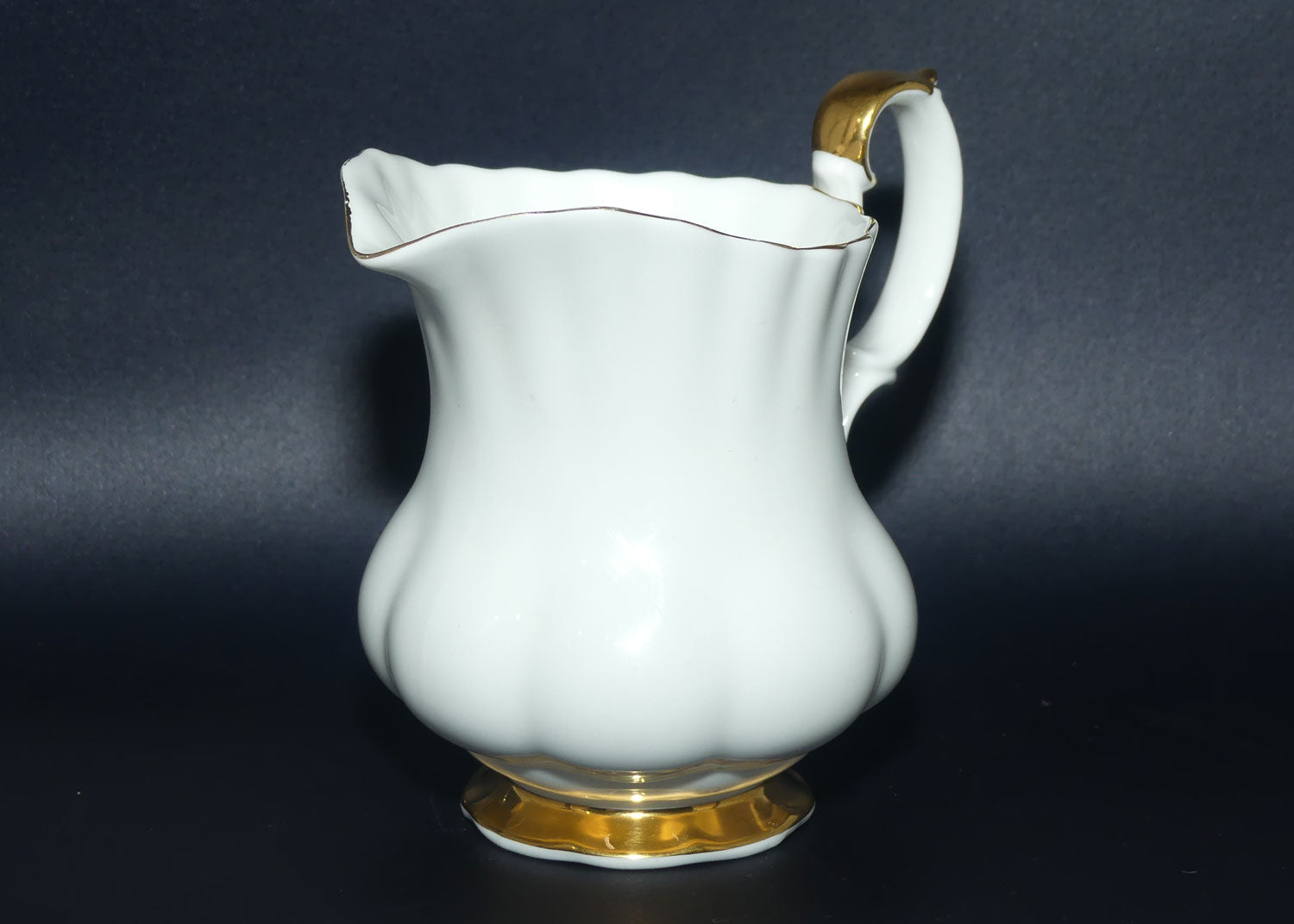 Royal Albert Bone China England Val D'or Milk and Sugar on Tray | Tea Size