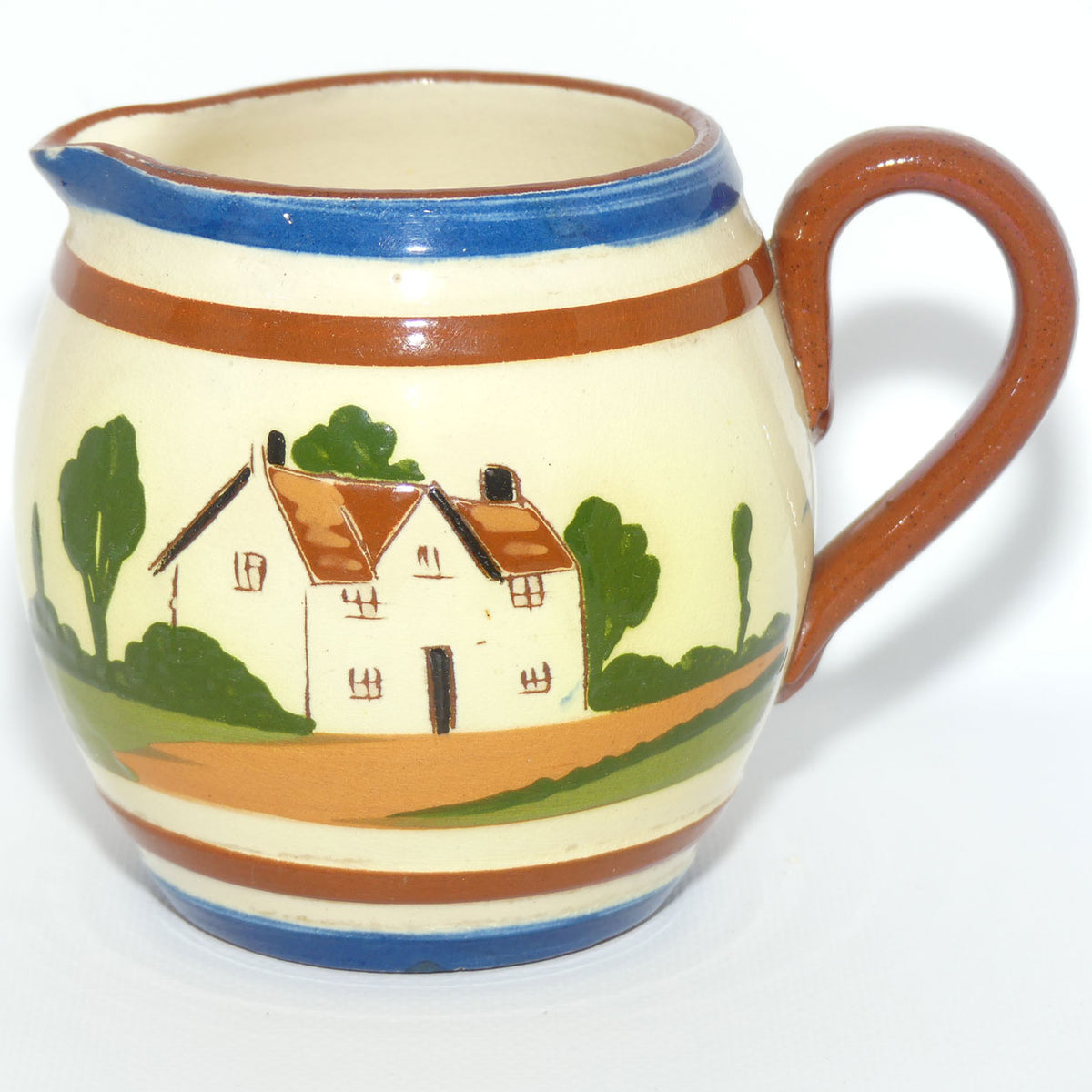 Torquay Ware | Motto Ware | Globe shape Milk Jug