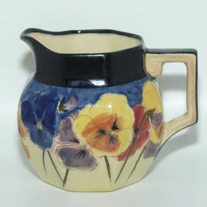 Royal Doulton Pansy with Black Border D4049 | milk jug