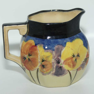 Royal Doulton Pansy with Black Border D4049 | milk jug