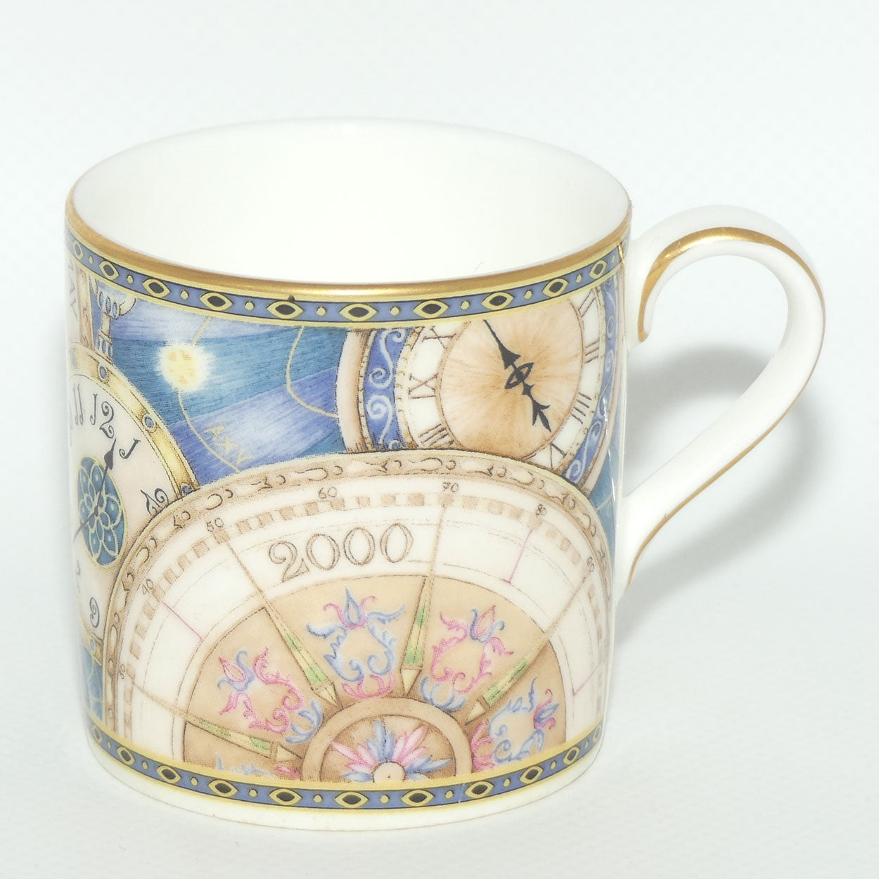 Royal Doulton Millenium 2000 commemorative demi tasse duo | boxed