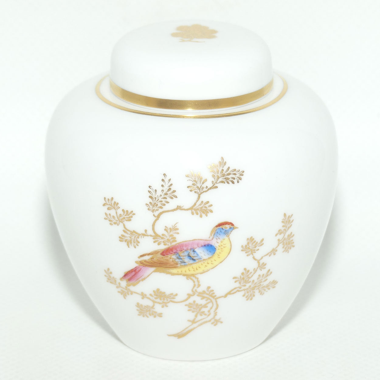 Spode Bird Motif miniature ginger jar